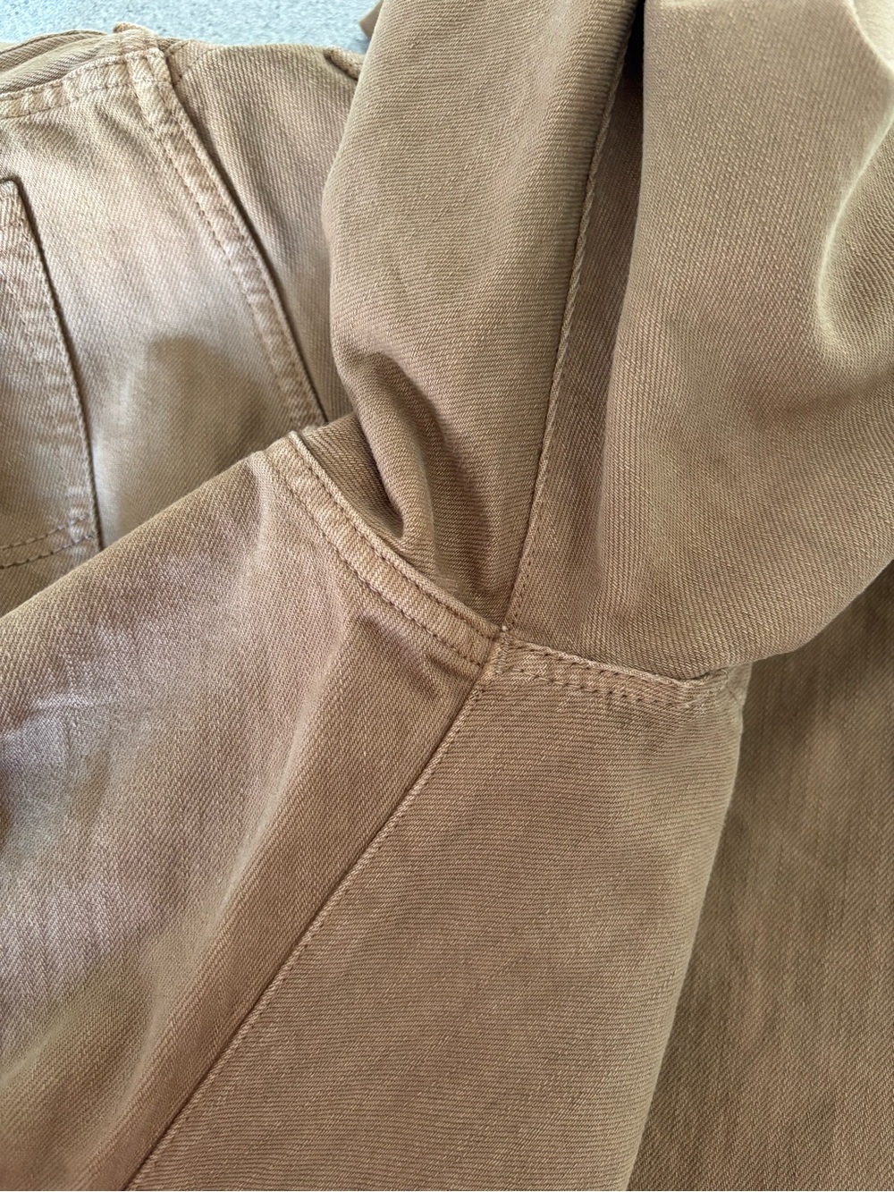 Retired Ralph Lauren Denim & Supply Slim Fit Tan Jeans Men 34x34 USA Flag - Picture 12 of 16